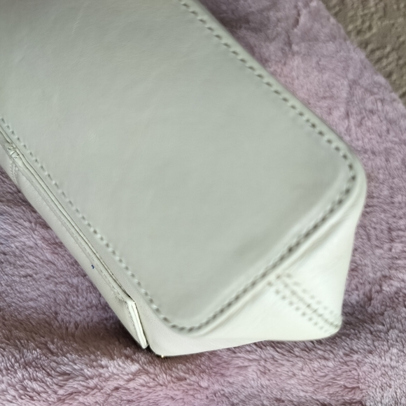 Vintage Paloma Picasso Cream Leather Shoulder Bag - Picture 6 of 9